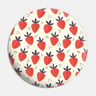 Cute Strawberries Pin