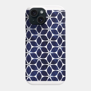 Moroccan Pattern Neck Gator Blue and White Morrocan Phone Case