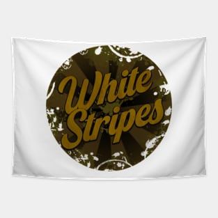 white stripes Tapestry