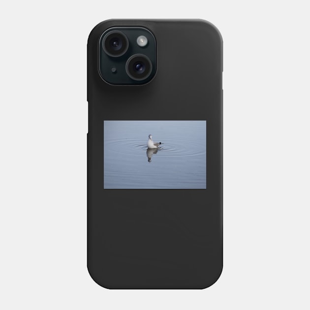 Gull on the water Phone Case by jomaot