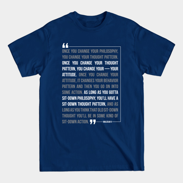 Disover African-American Quote - Malcolm X Quote - T-Shirt