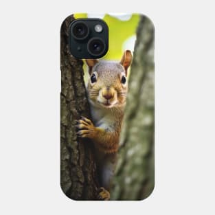 squirrel looking at you Phone Case