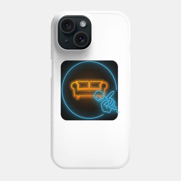 LRC LOGO Orange Phone Case by Living Room Comedy