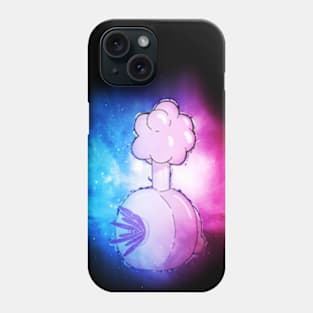 Plumbus in space, nebula illustration Phone Case