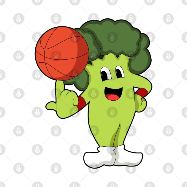 Broccoli at Basketball Sports by Markus Schnabel