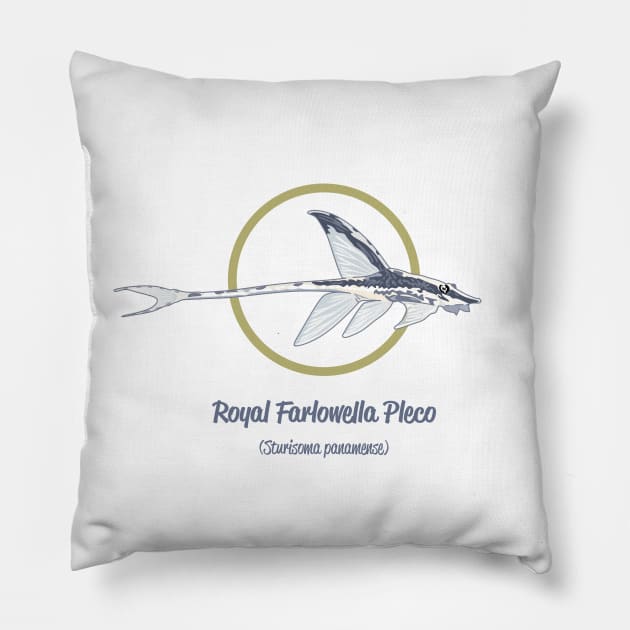 Royal Farlowella Pleco Pillow by Reefhorse