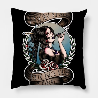 Lulu from Final Fantasy 10 (FFX) in American Traditional Tattoo Portrait Style T-Shirt T-Shirt Pillow