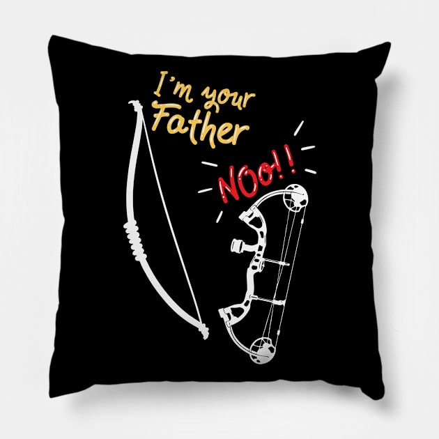 Archery - I'm Your Father Pillow by maxdax