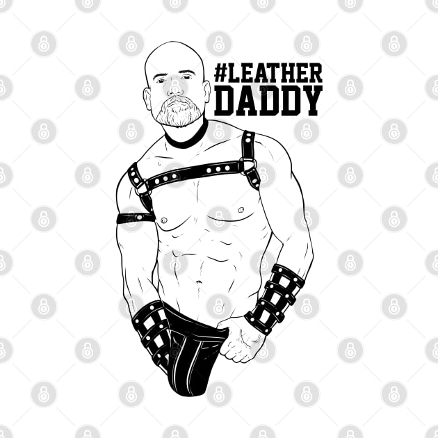 Hashtag BOYZ - leather daddy by RobskiArt