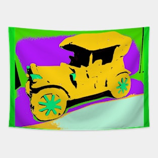 Vintage Car Tapestry