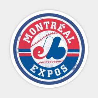 Vintage Montreal Expos Magnet