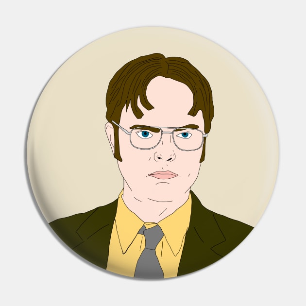 Dwight Schrute Pin by VideoNasties