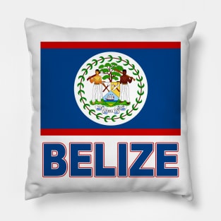 The Pride of Belize - Belizean Flag Design Pillow