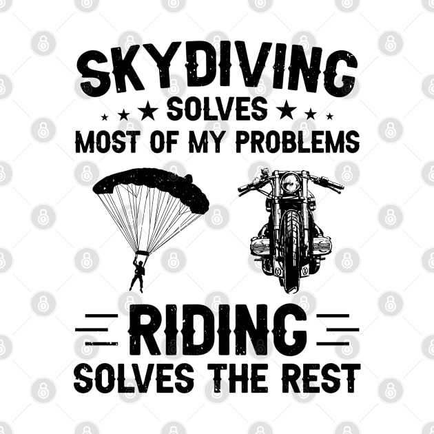 Skydiving and motorcycling by sudiptochy29