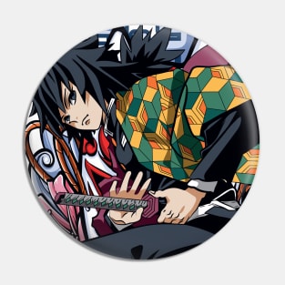 Water Serenity: Demon Slayer Giyu Tomioka Design 03 Pin