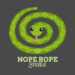 Funny Animal Name Meme Nope Rope SNAKE T-Shirt