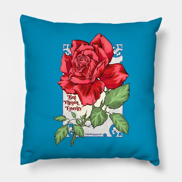 Big Thorn Energy Pillow by FabulouslyFeminist