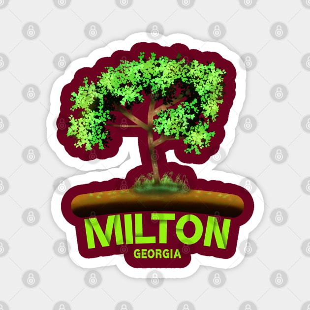 Milton Georgia Magnet by MoMido