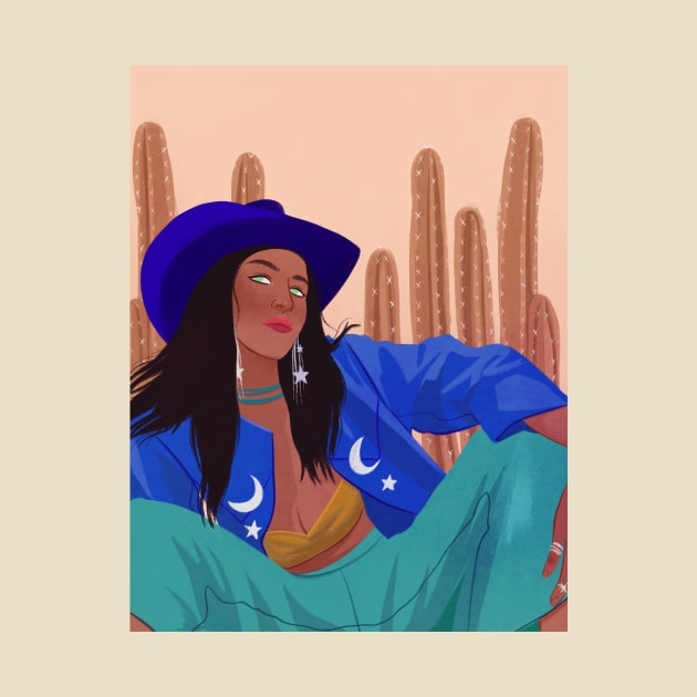 Cactus Cowgirl by Carina Guevara