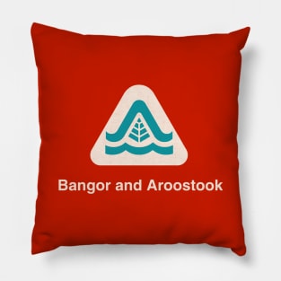 Bangor and Aroostook Railroad BAR Pillow