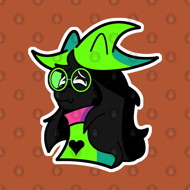 Ralsei - Dark Mode by Arcade 904