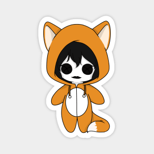 creepypasta jane the killer fox costume doll Magnet