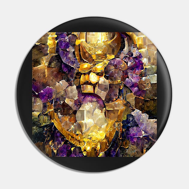 Amethyst Pin by aklara