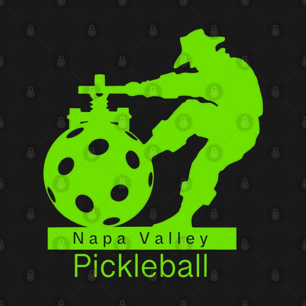 Napa Valley Pickleball Crusher (front only) by T Santora