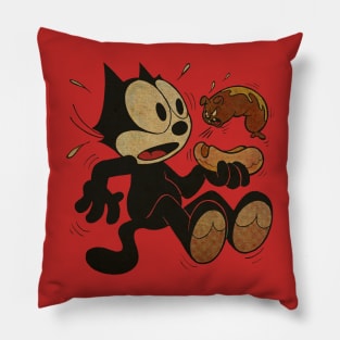 FELIX THE CAT HOT DOG VINTAGE Pillow