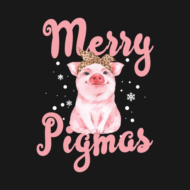 Merry Pigmas Pig Christmas Gift For Farmers Lover by ROMANSAVINRST