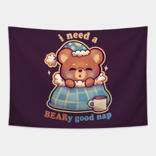 Beary Good Nap Tapestry