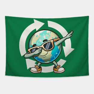 Dabbing Earth Tapestry