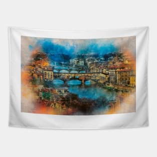 The Ponte Vecchio in Florence Tapestry