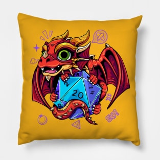 Dungeon and Dragon - Roll It Pillow