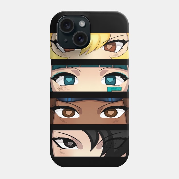 GG girl's eyes Phone Case by Rudie Queen