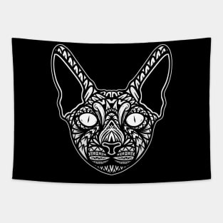 Sphynx Cat Tribal Tapestry