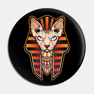 Sphynx Cat Egyptian. Pharaonic Meow Pin