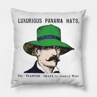 Luxurious Panama Hats Pillow