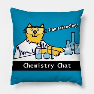 Science Chemistry Cat Funny Chat Pillow