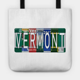 Vermont License Plates Tote