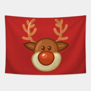 Merry Christmas  | Rudolph Tapestry