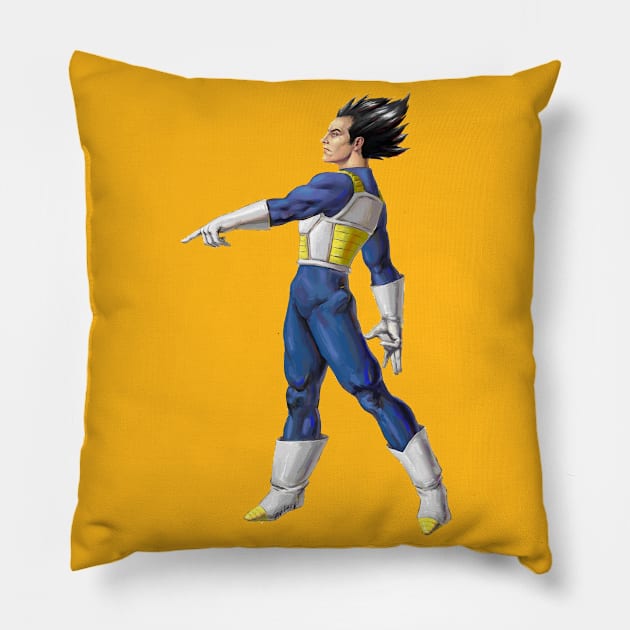 Vegeta Pillow by SivLiy