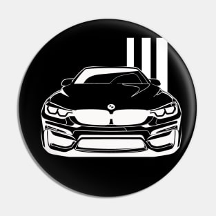 Sports Car Illustration Pin