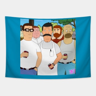 Burgers KOTH all the dads Tapestry