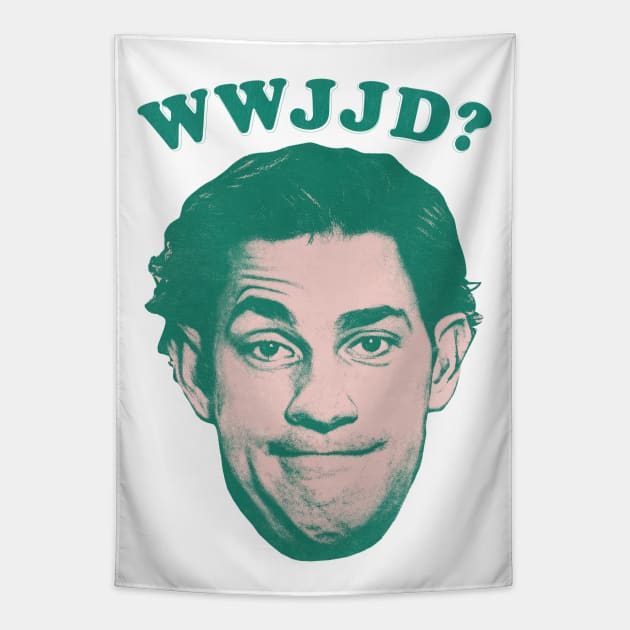 WWJD / What Would Jim Do? Tapestry by DankFutura