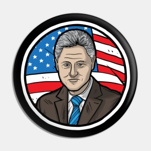 Bill Clinton Pin