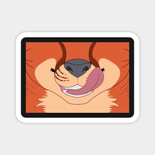 Lick Fox Face Magnet