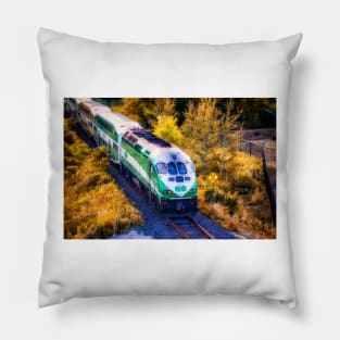 Go Train On Tracks 2 Pillow