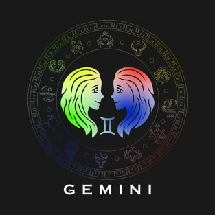 Zodiac sign Gemini T-shirt T-Shirt