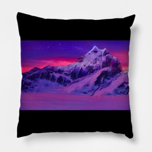 Mood Landscapes 2 - Purple Twilight Pillow